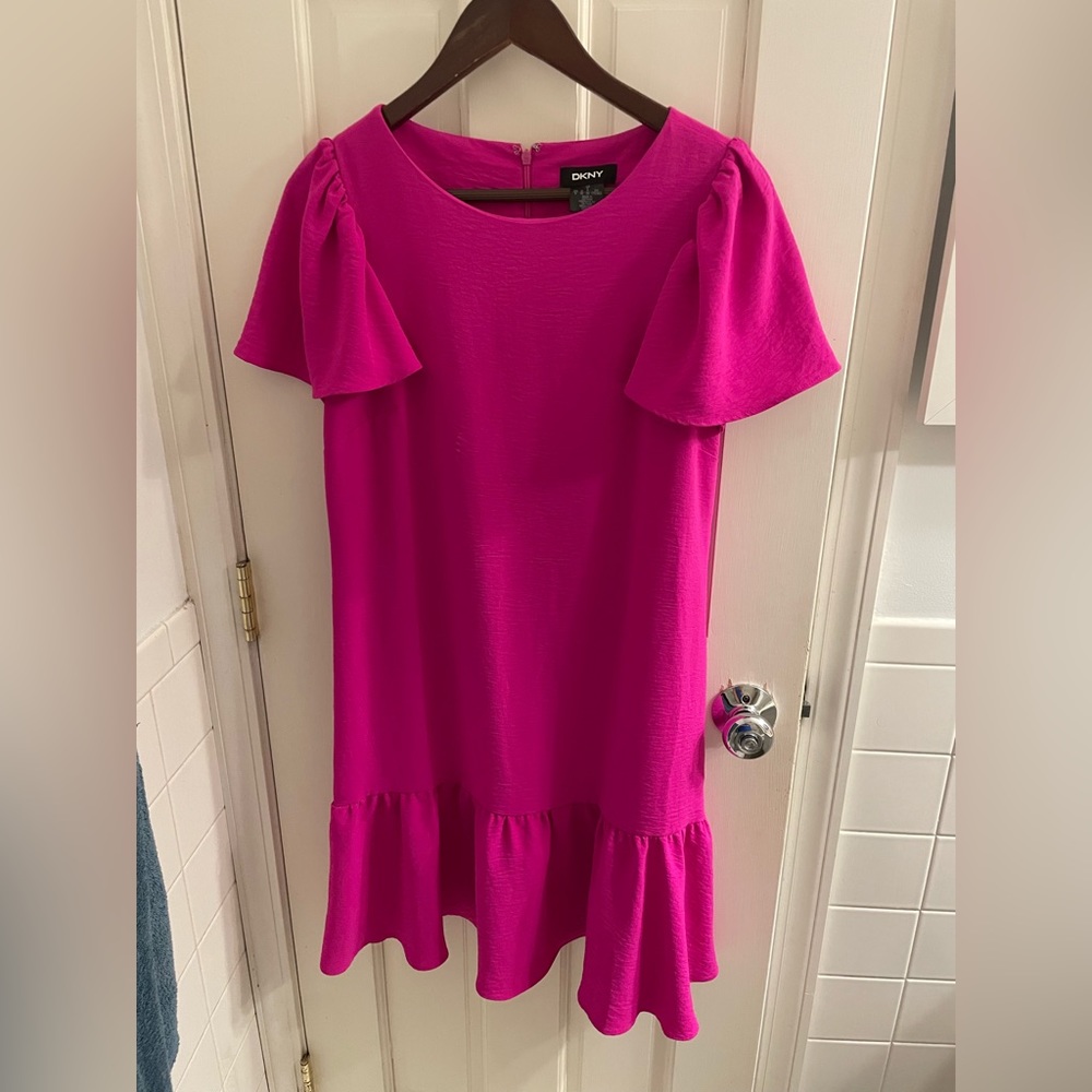 NWOT hot pink dress